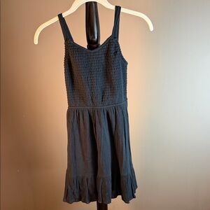 art class Black Smocked Tank Top